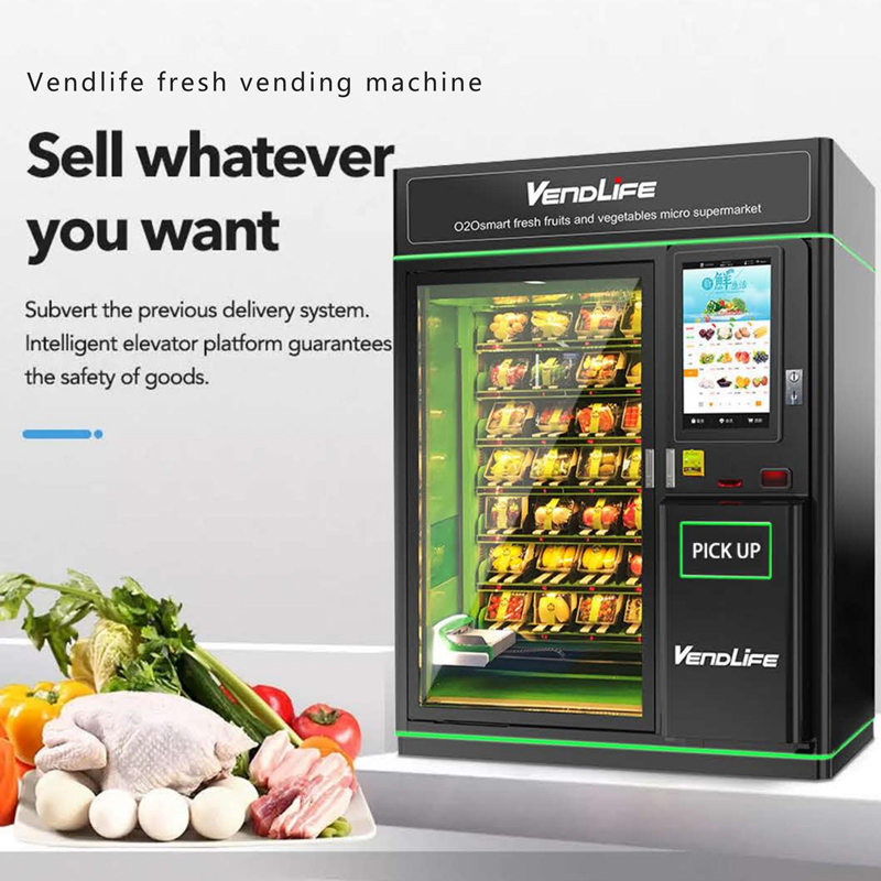 Frozen Food Vending Machine with Microwave Heating - Vendlife