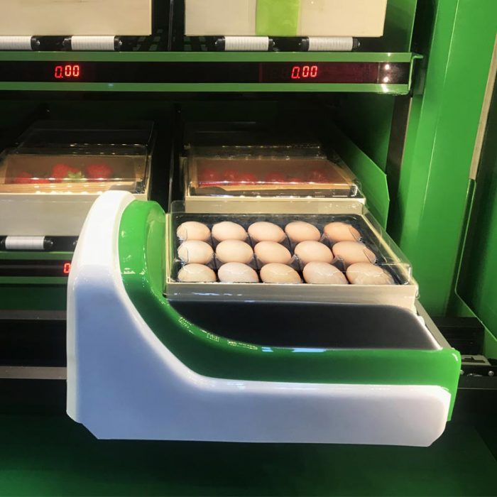 Singal Cabinets Fruit and Vegetable Vending Machine