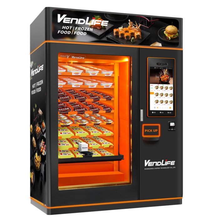 Sushi food vending machine with microwave Innovative Vending Machine