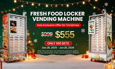 Vendlife Christmas Sales – Fresh Food Locker Vending Machine Special Offer Only $555!