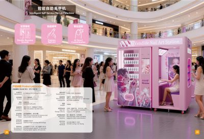 Nail Art Printing Vending Machine – Smart DIY Nail Printer for Malls & Beauty Stores