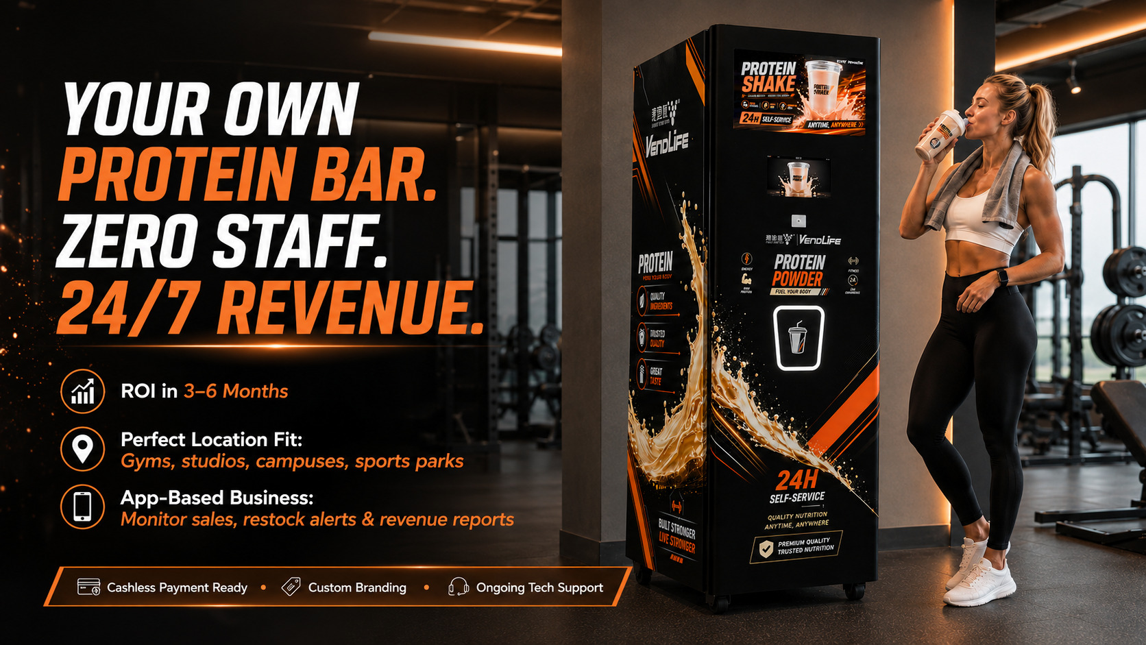 Smart Protein Shake Vending Machine: A New Revenue Opportunity for Operators and Wholesalers