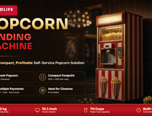 Commercial Popcorn Vending Machine: 24/7 Unattended Self-Service