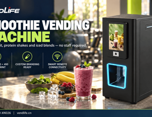 Compact Smoothie Vending Machine: Fresh Blends in 30 Seconds